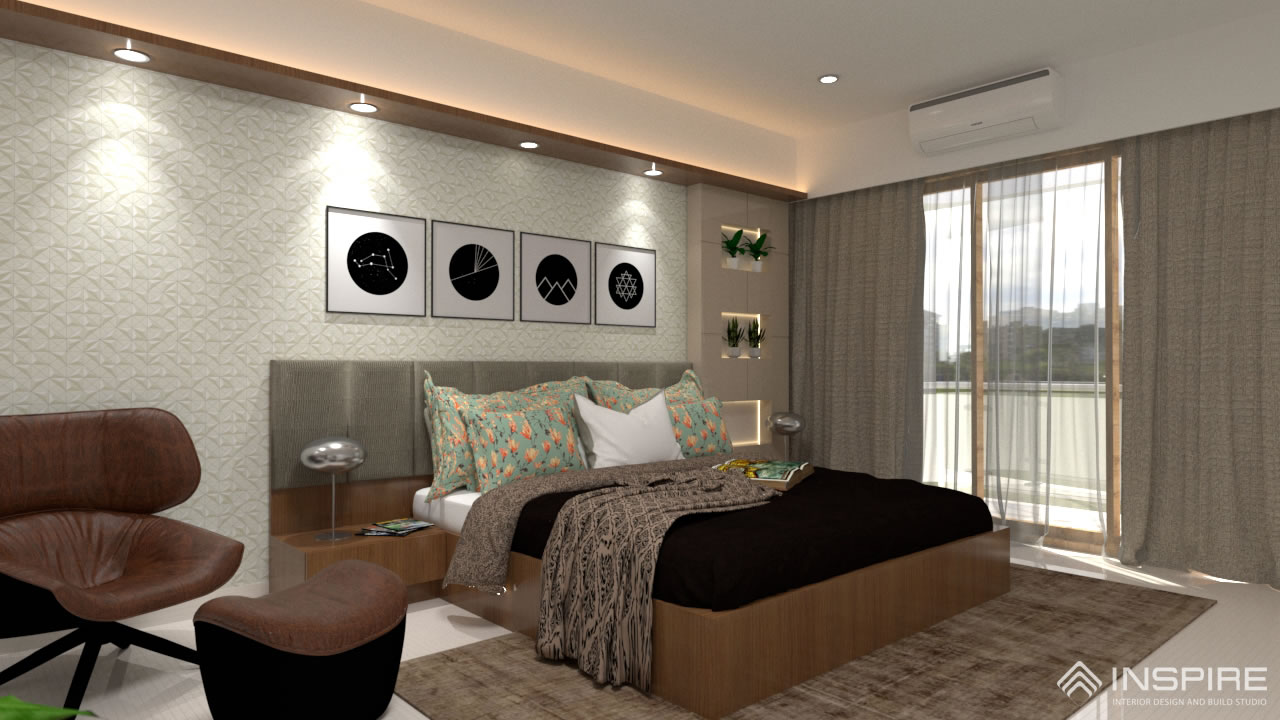 Luxury Bedroom Interior Design Mangalore